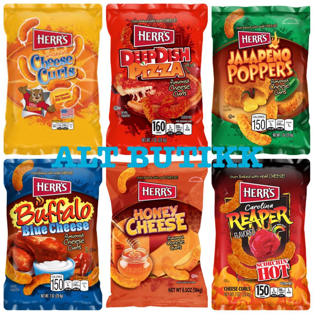 

HERR'S CHEESE CURLS | HERRS SNACK IMPORT USA