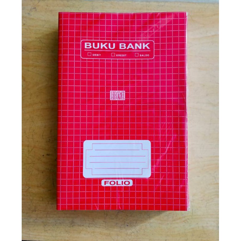 

buku kas folio / buku bank folio