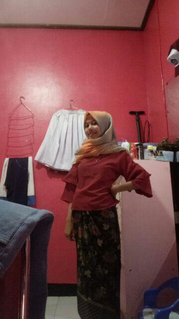 Couple Set Batik Marilia Rok Lilit Dan Kemeja Sarimpit