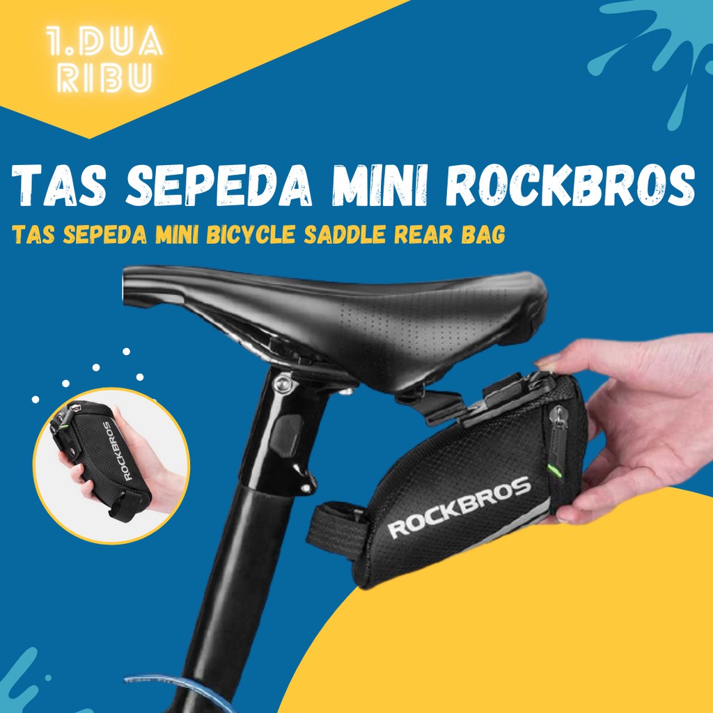 Tas Jok Sepeda Mini ROCKBROS | Tas Sepeda Bicycle Saddle Rear Bag