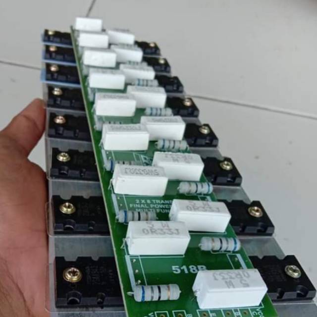 Transistor final Toshiba 8 set plus headsink