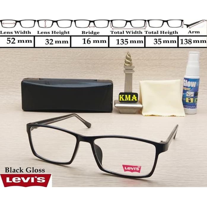 Kacamata Levis Frame Kacamata Levis Kacamata Minus Frame Kotak Levis