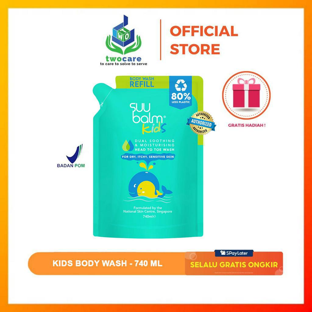 SUU Balm Kids Body Wash Dual Soothing Dry Itchy Sensitive 740ml