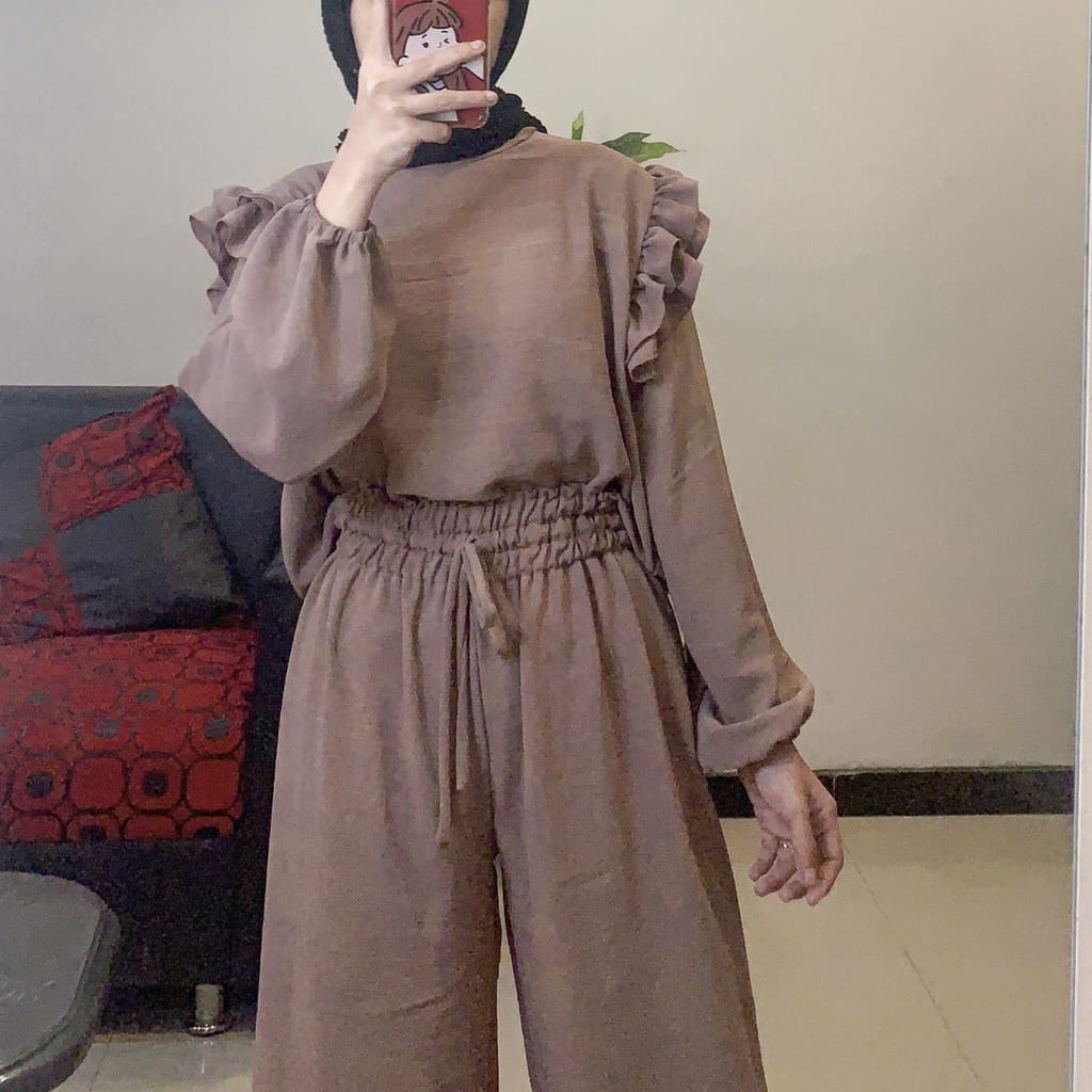 One Set Ruby Crinkle AirFlow-3