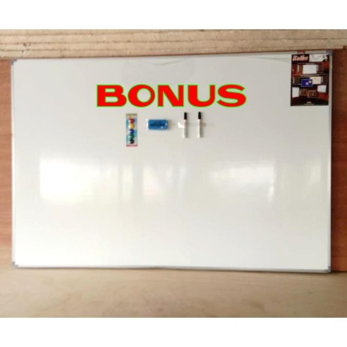 

Whiteboard Magnetic Keiko Hanger uk 120x180 Fre Spidol,hapusan,Magnet