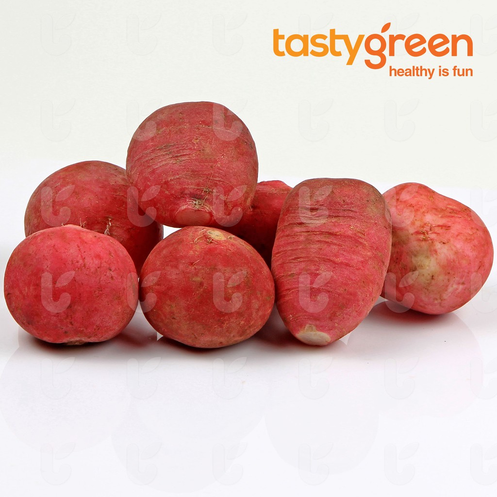 

Tasty Green Red Radish 250 g
