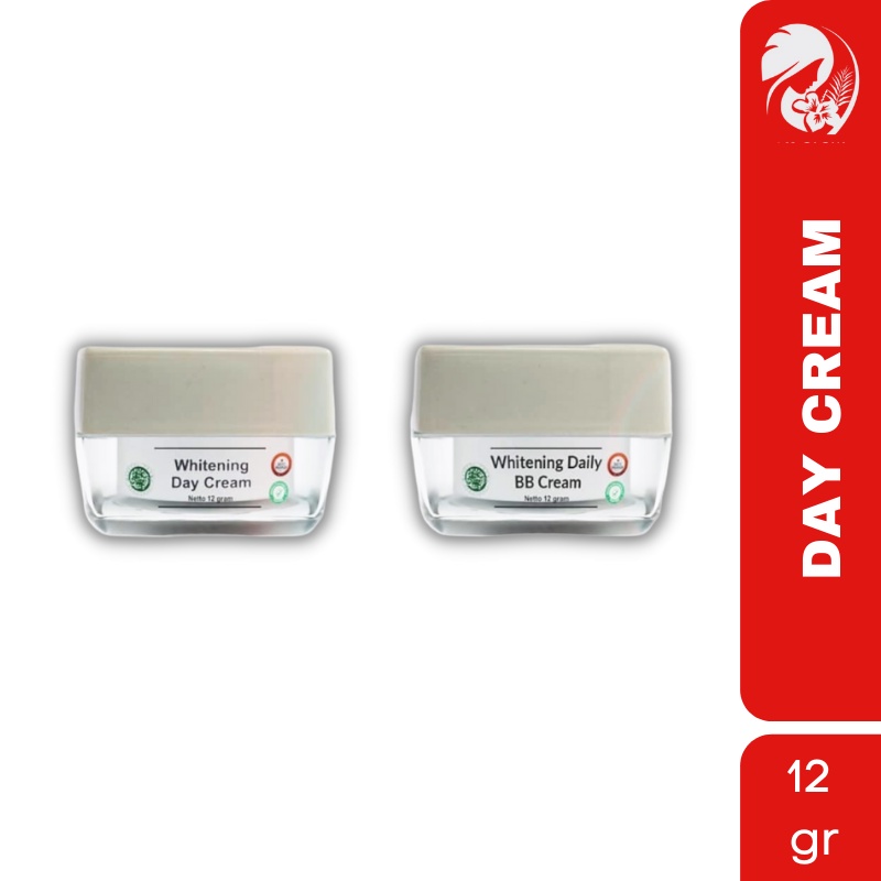 MS Glow Whitening Daily BB Cream Whitening Day Cream Pelembab Wajah Alas Bedak Pemutih Wajah MS Glow