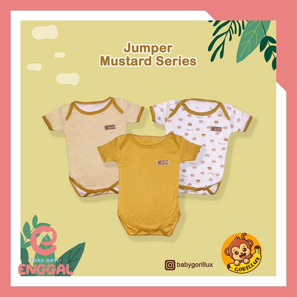 Baju Jumper Bayi Pendek Gorillux