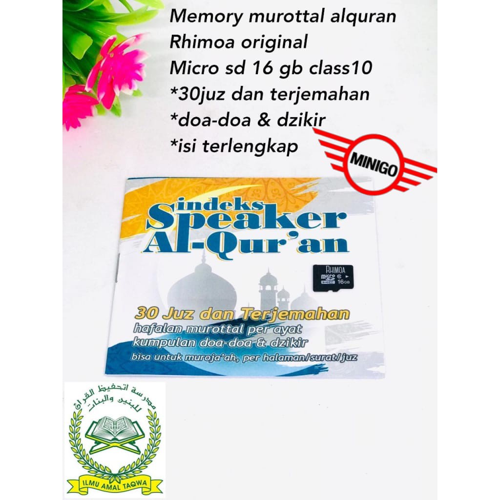 MEMORY CARD MICRO SD 16GB MEMORI ALQURAN DZIKIR 30 JUZ