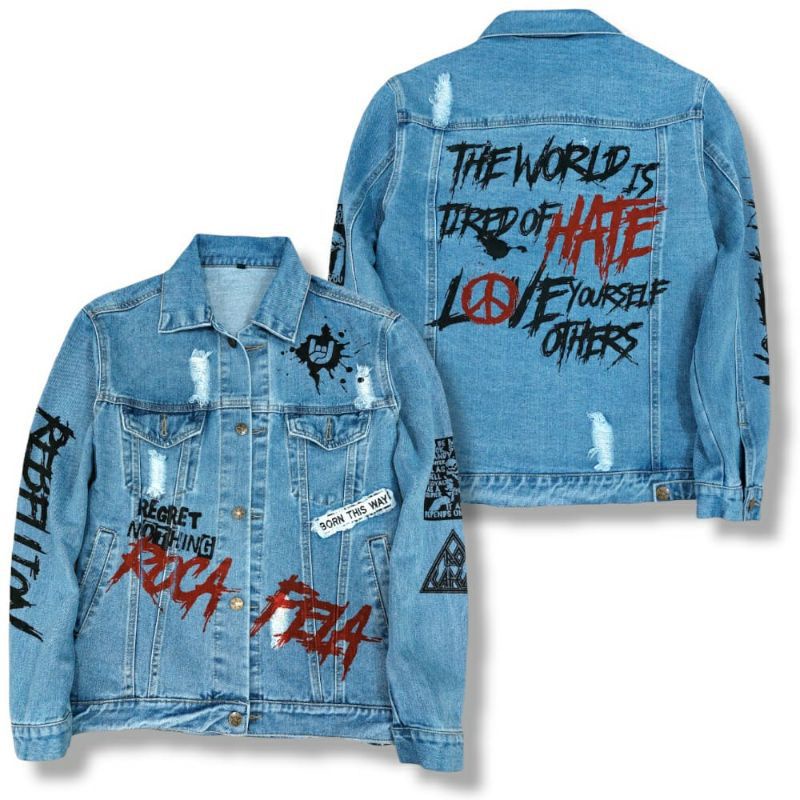 [SIAP KIRIM] PROMO JAKET JEANS PRIA MURAH THE RIDDICK X URBAND JAKET DENIM COWOK KEREN RESLETING JAKET JEANS BORDIR EMBLEM TEMPEL SOBEK ORIGINAL-GRAFITY 02