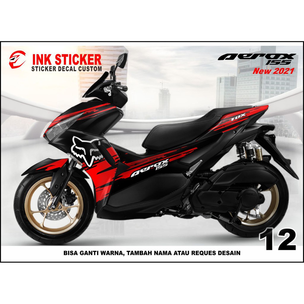Sticker Decal Aerox 2021 12 Fullbody