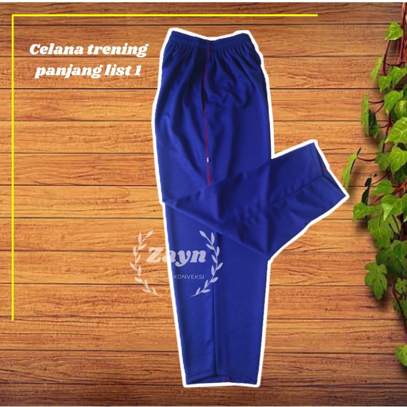 Celana Training Panjang Pria trening cowok kolor murah laki list 1 sport olahraga murah