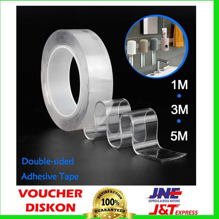 

KJY Double Tape Perekat No Trace Washable Sticker - Double Tape - Perekat barangCodeeD8K6