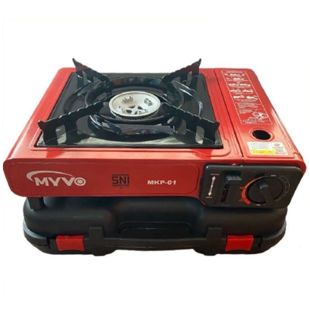 Kompor Gas Portable 1 Tungku 2 in 1