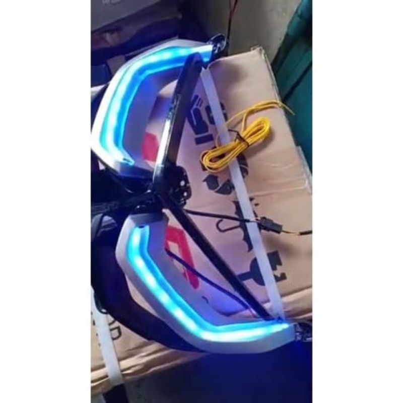 FRAME ALIS NMAX NEW 2020 PLUS LAMPU ALIS RGB REMOT CONTROL
