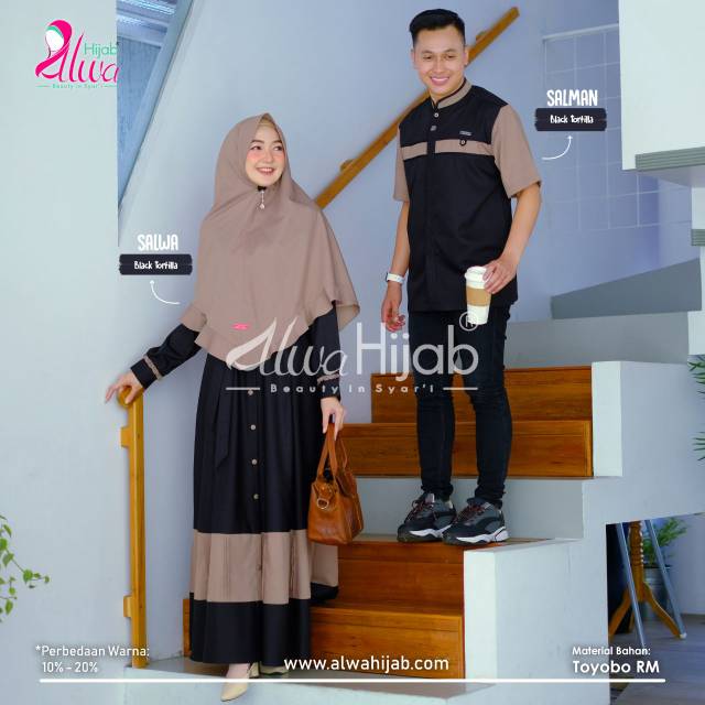 Couple Salman Salwa ORI Alwa Hijab