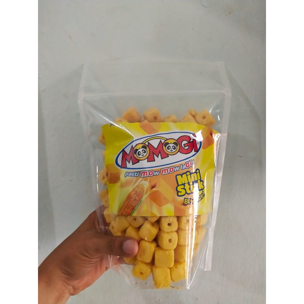 

Momogi Jagung Bakar/ Coklat/ Keju Ori Repack Standing Pouch / Ziplock 200gr