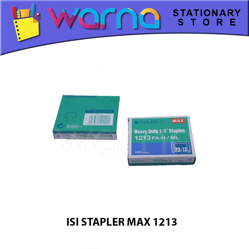 

REFIL STAPLER ISI STAPLES MAX 1213