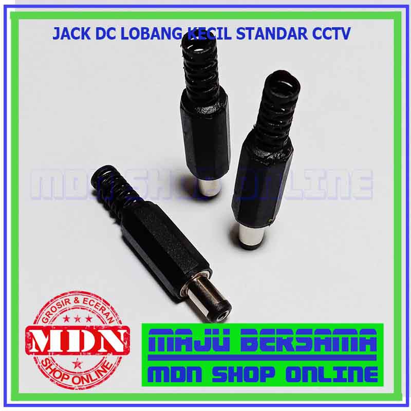 jack dc lobang kecil standar cctv