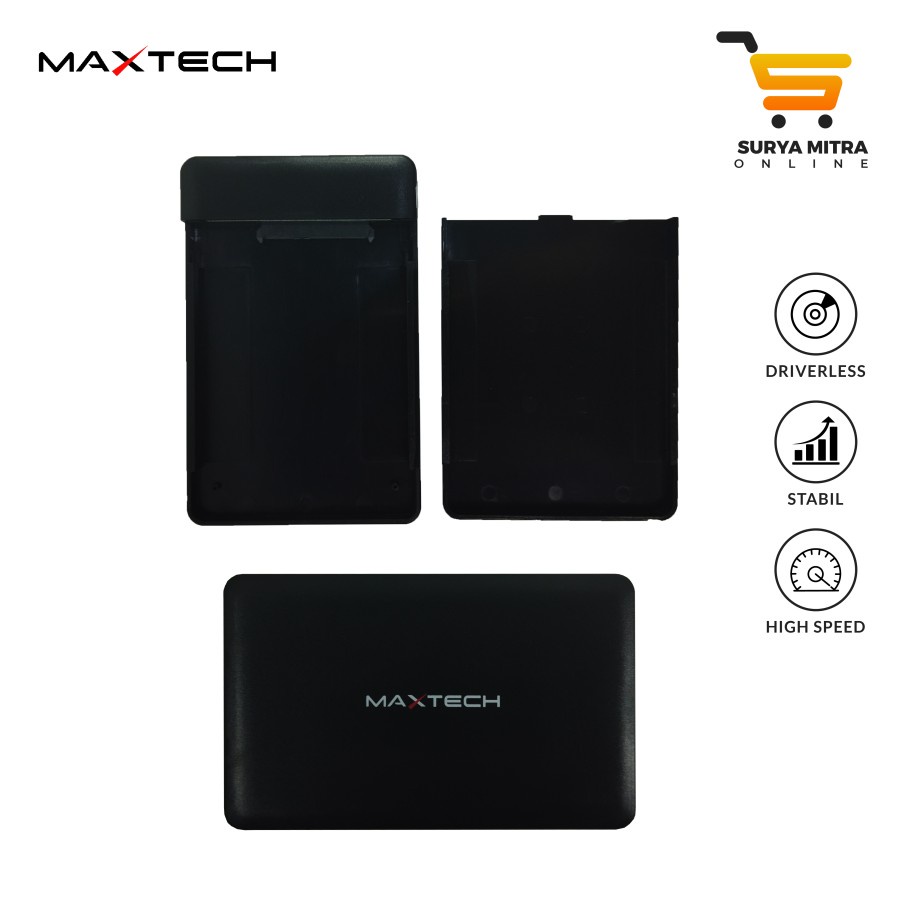 Enclosure HDD Maxtech USB 3.0 Black E25U3-0221 2.5inch HDD SATA Case