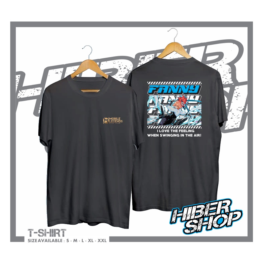 KAOS BAJU FANNY BLADE OF KIBOU SKIN MOBILE LEGENDS BANG BANG MLBB KAOS GAME GAMER MURAH KEREN - HIBE