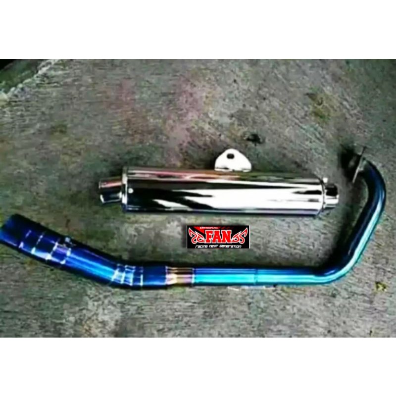 Knalpot Racing CKD standart  free laser nama Vixion Satria Fu CBR150R Verza Scorpio Tiger Mp Jupiter