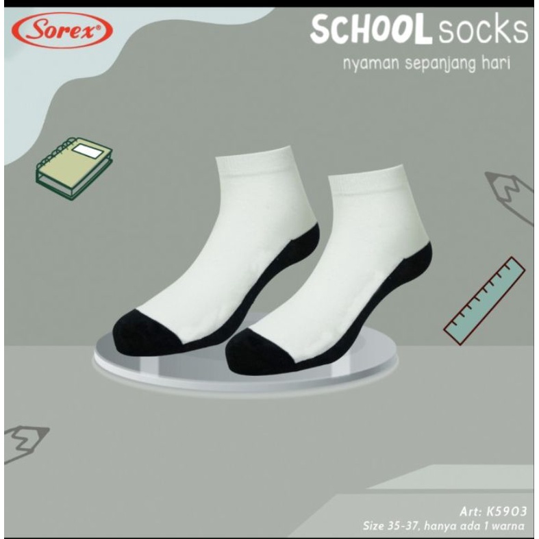 Kaos kaki anak sekolah pelajar Sorex K 5901 - 5902 - 5903 - 5904 - 5905