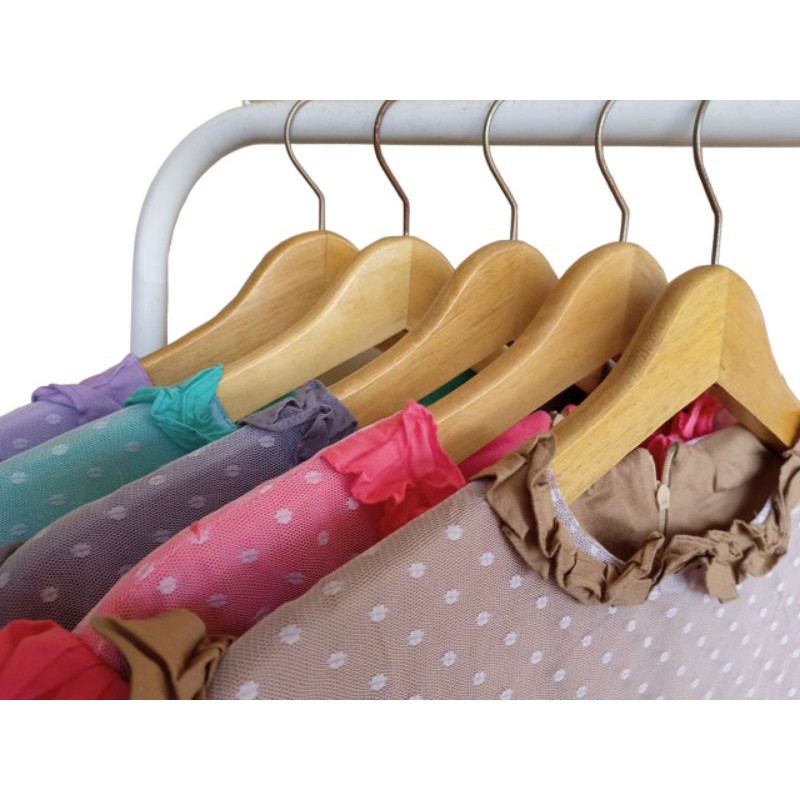 Baju Lebaran Gamis Adem Rayon Viscose Terbaru Full Lapis Tille Dotti