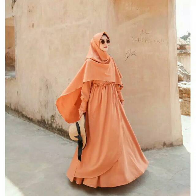GAMIS SET KHIMAR SYARI SYAR'I POLOS