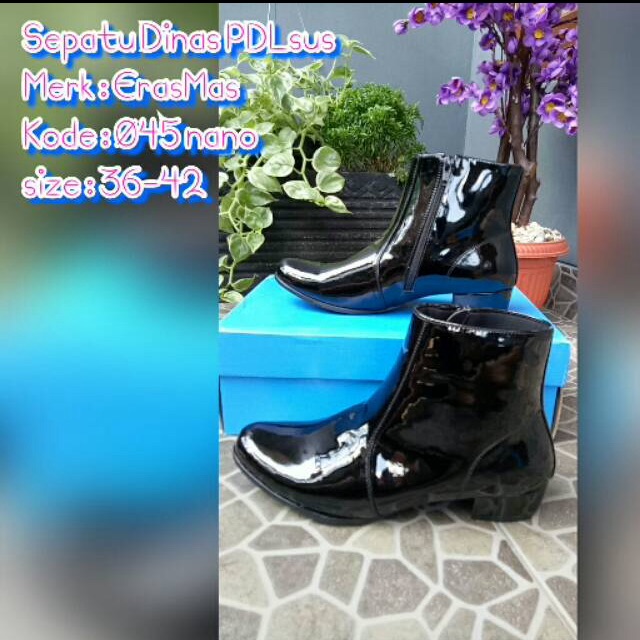 sepatu PDLsus wanita kilap merk Erasmas