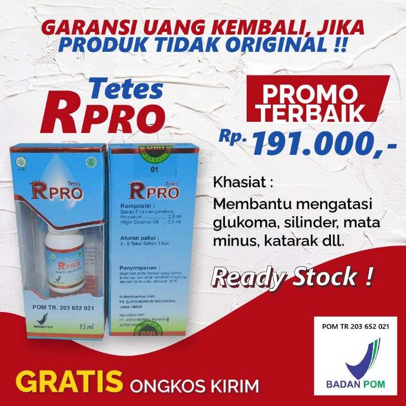 R PRO TETES HERBAL MATA mengatasi glukoma#silinder#minus