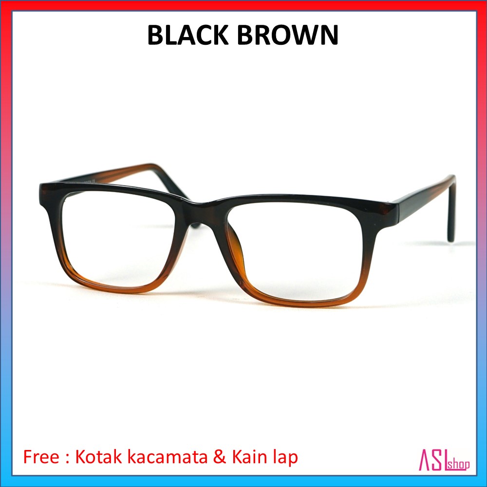 FRAME KACAMATA MINUS (ID 1057) + LENSA BLUERAY DAN PHOTOCROMIC