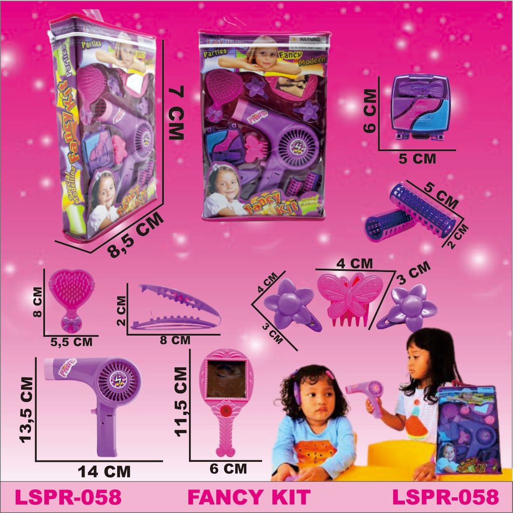 TERBARU MAINAN SALON SALONAN ANAK FANCY KIT LSPR 058