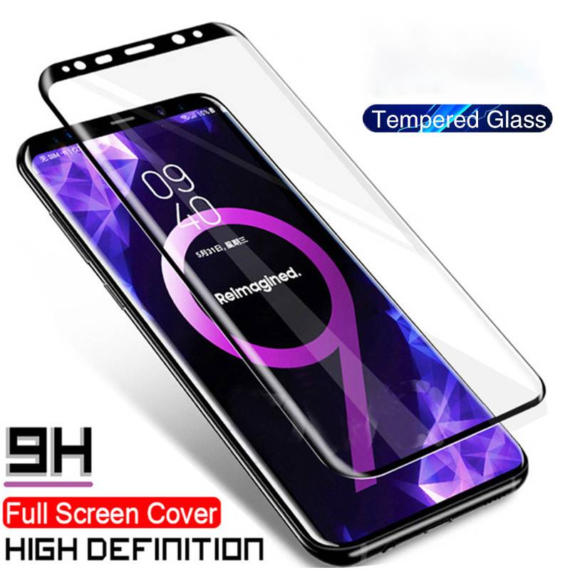 9D 9H Tempered Glass Screen Protector Film For Samsung Galaxy S8 S9 S10 S20 S20+ Ultra Note 8 9 10 Plus +