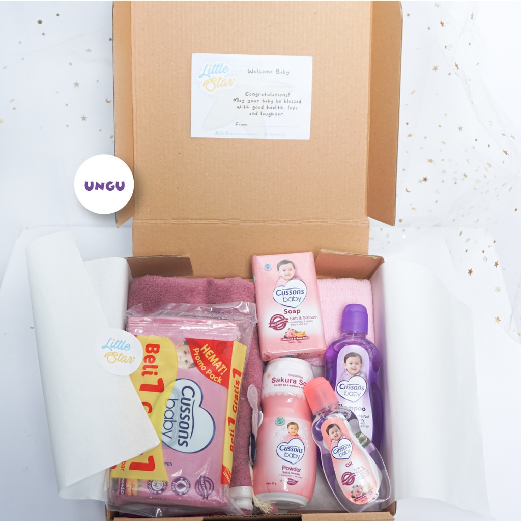 Little Star Body Care Baby Hampers Bayi Newborn Baby Gift Set Unisex Premium - Set 3