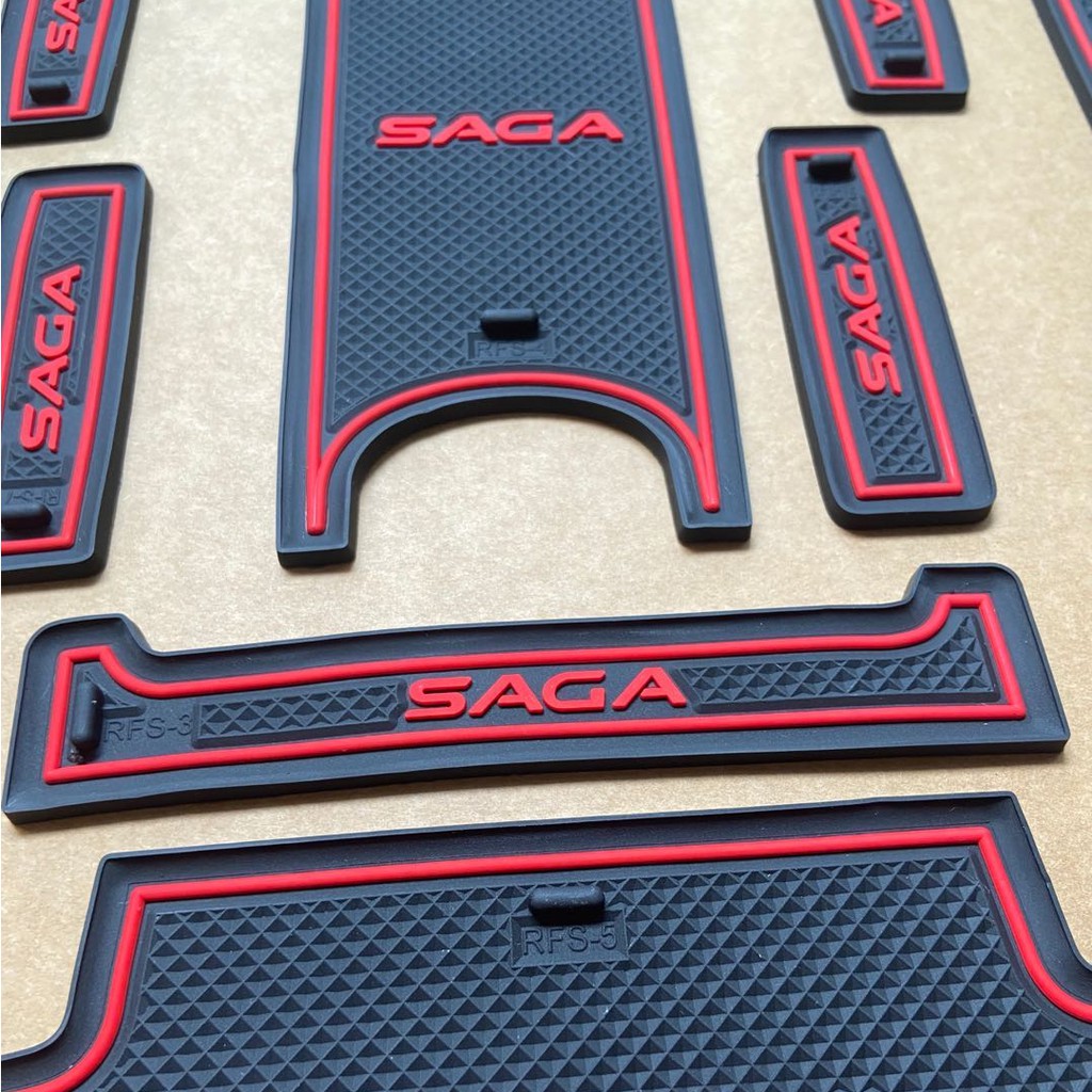 Proton SAGA VVT 2016-2020 Matras Slot Pintu Anti slip / Debu Kualitas Tinggi