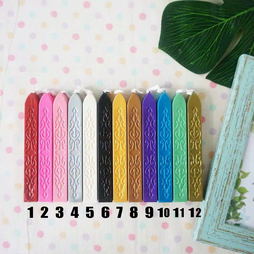 

wax seal - lilin untuk wax stamp (dengan sumbu)-lilin cap-stempel undangan-invitation