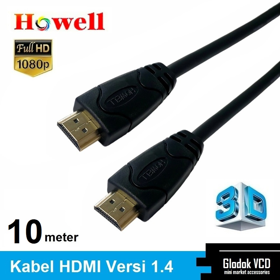 Howell Kabel HDMI Versi 1.4 PVC 10M