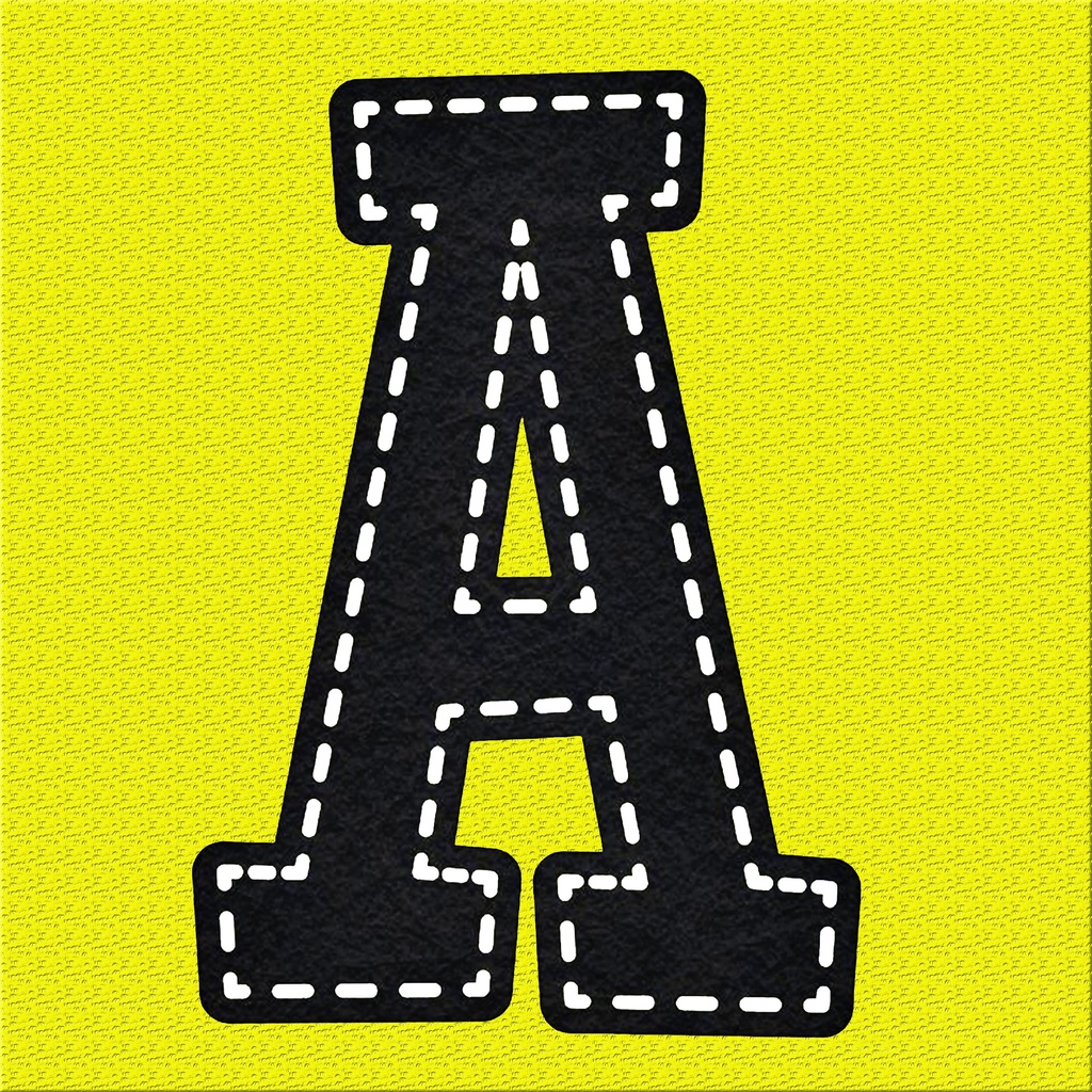 hiasan dinding huruf satuan dekorasi