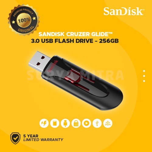 Sandisk Cruzer Gilde 256GB Flash Disk USB 3.0 / CZ600 / CZ 600