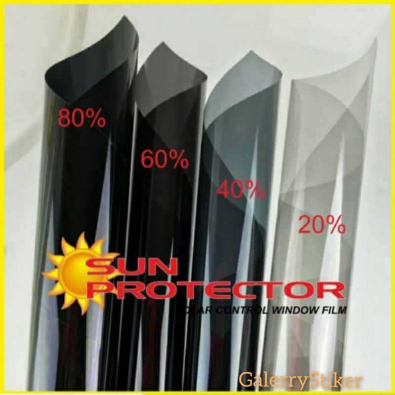 Stiker kaca / kaca film mobil / kaca film 20% 40% 60% 80%