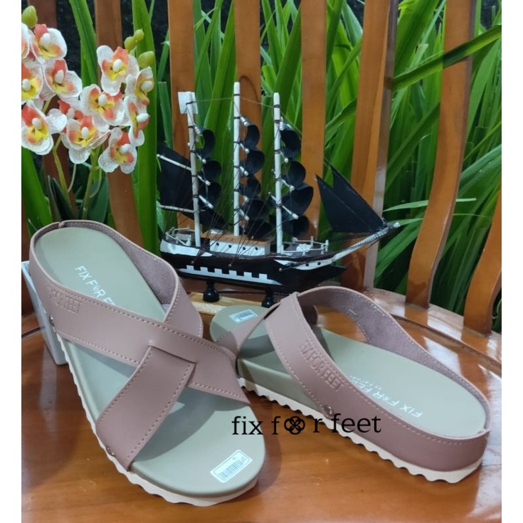 fahrie shoes sendal flat wanita tali silang fh-49