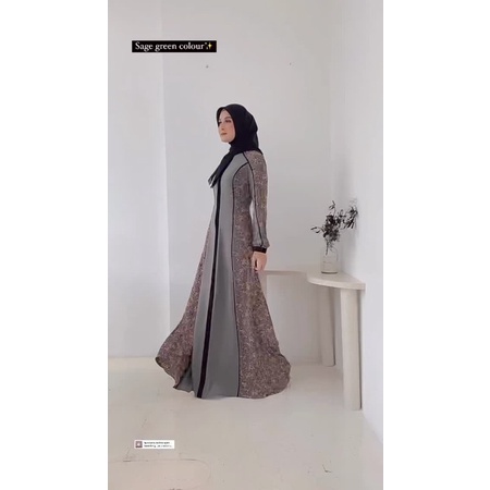 Canaka Dress By (Green Sage) Madeira ORIGINAL (New Motif)
