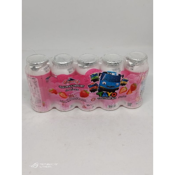 

Cimory Yoghurt Pororo Strawberry isi 5 @75ml