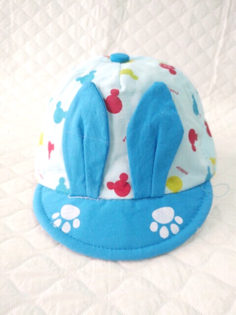 Topi pad bayi unisex 0-6 bulan