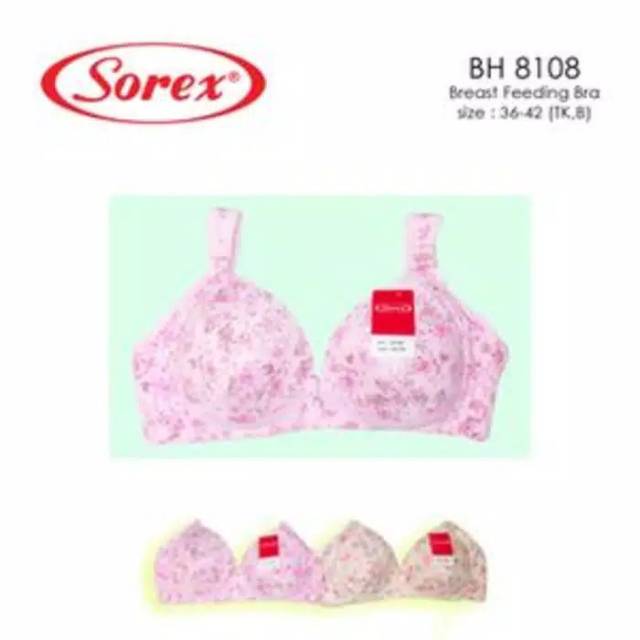 SOREX Bra Menyusui Nursing Bra 8108 Busa Tipis Tanpa Kawat Original