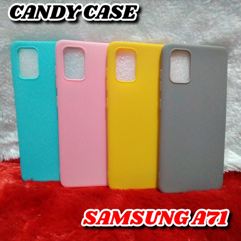 SAMSUNG A71 SOFTCASE CANDY MACARON