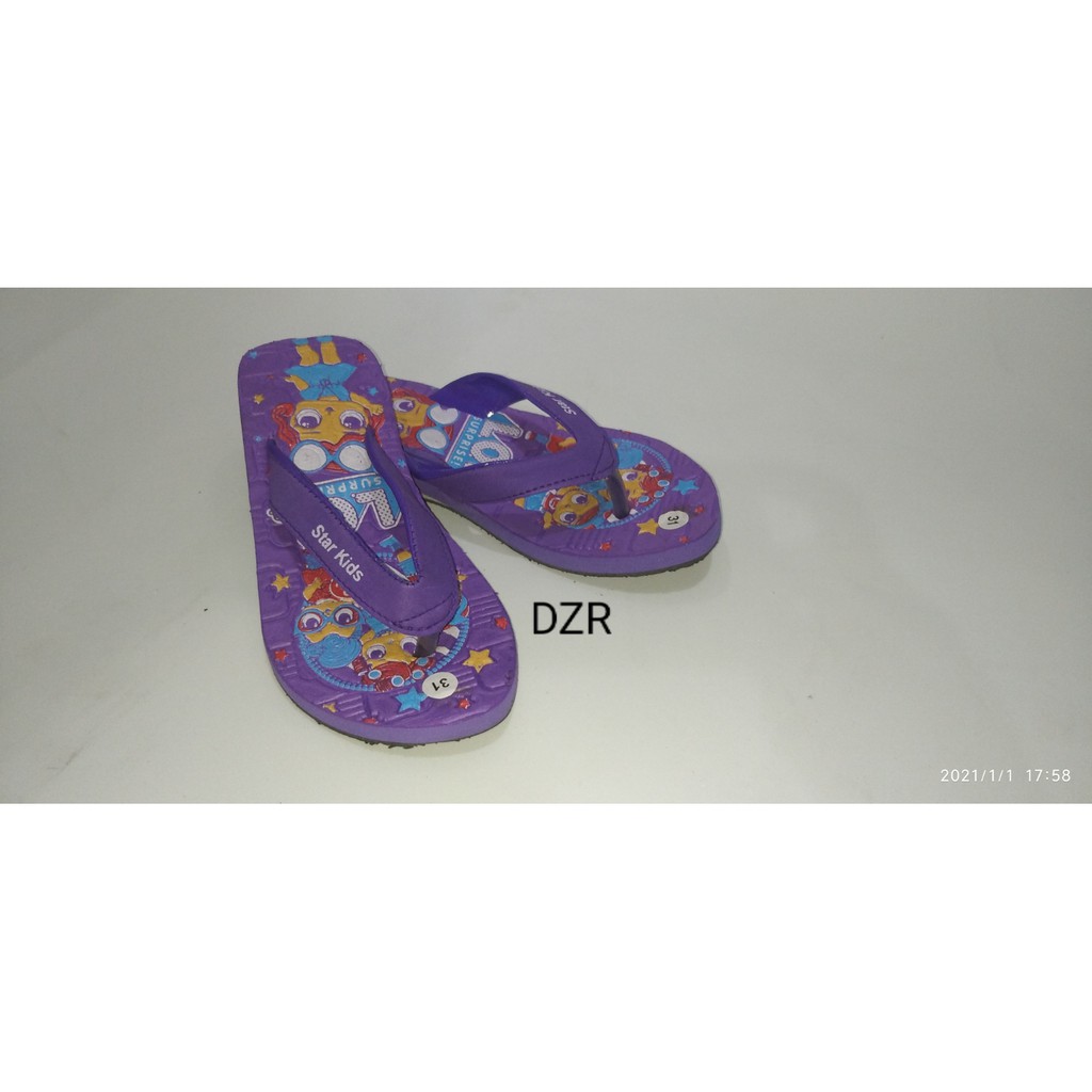 SANDAL STAR KIDS/SANDAL ANAK WANITA/SANDAL ANAK MURAH/SANDAL ANAK LUCU