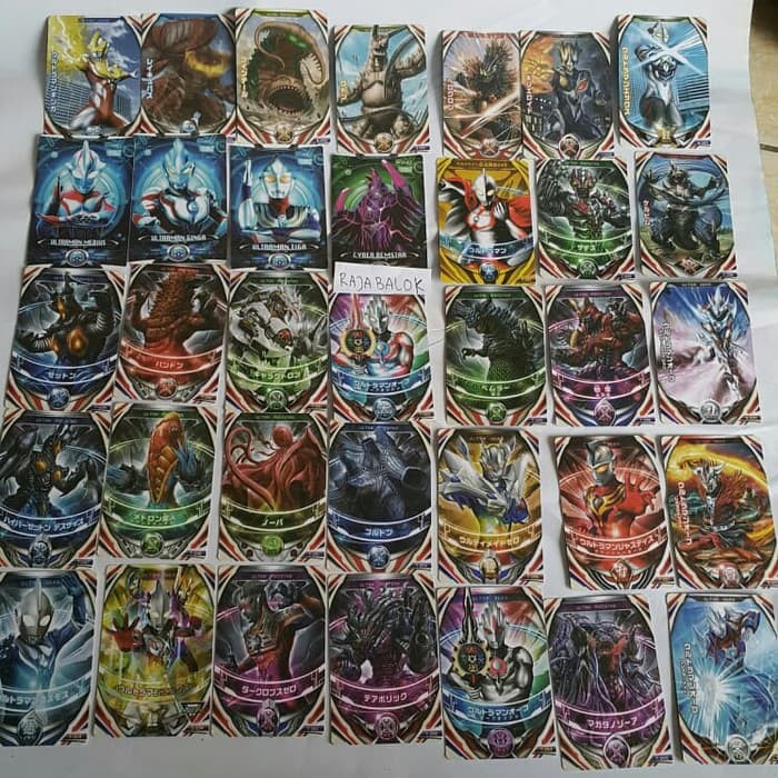 Mainan Anak Kartu Ultraman 36Pcs