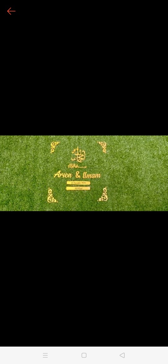 Kaligrafi Allah Muhammad Tinggi 5 - 20 Cm, Akrilik Gold / Silver / Rose Gold